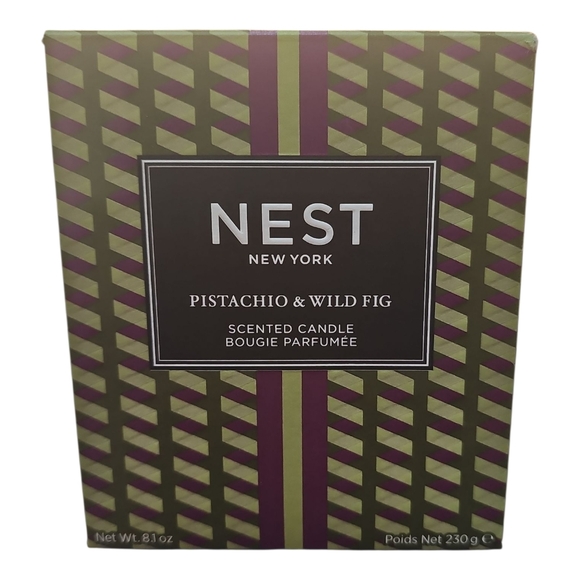 Nest New York Pistachio &‎ Wild Fig Scented Bougie Candle 8.1 Oz NEW
